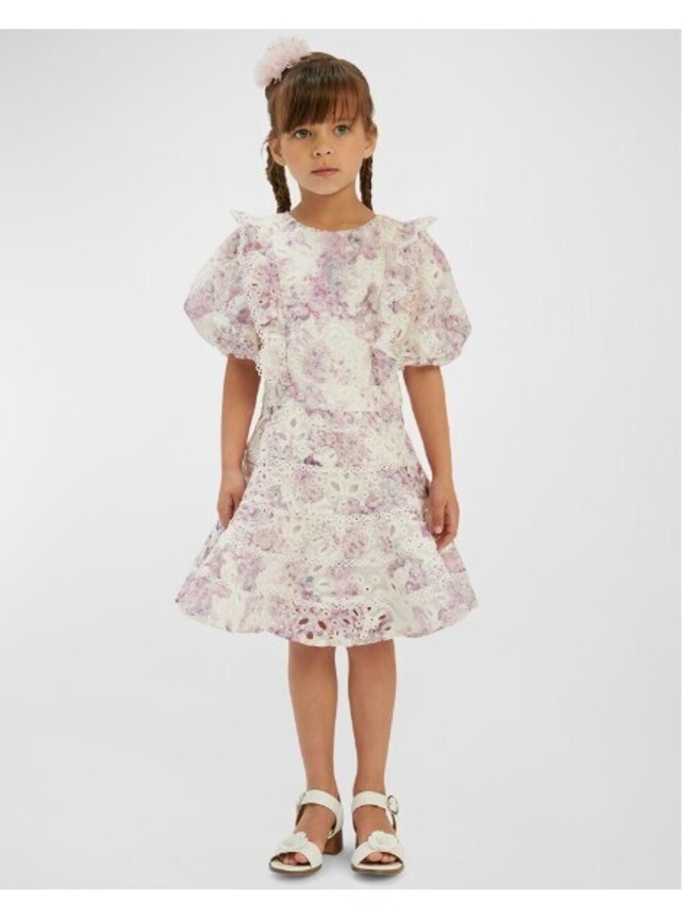 Bardot Junior Annika Floral Mini Dress lilac lily